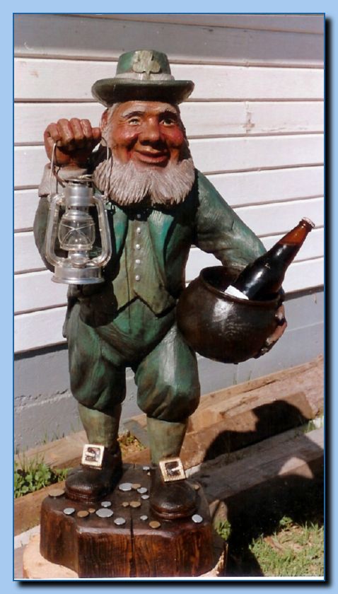 2-19 leprechaun with lantern as beverage cooler-archive